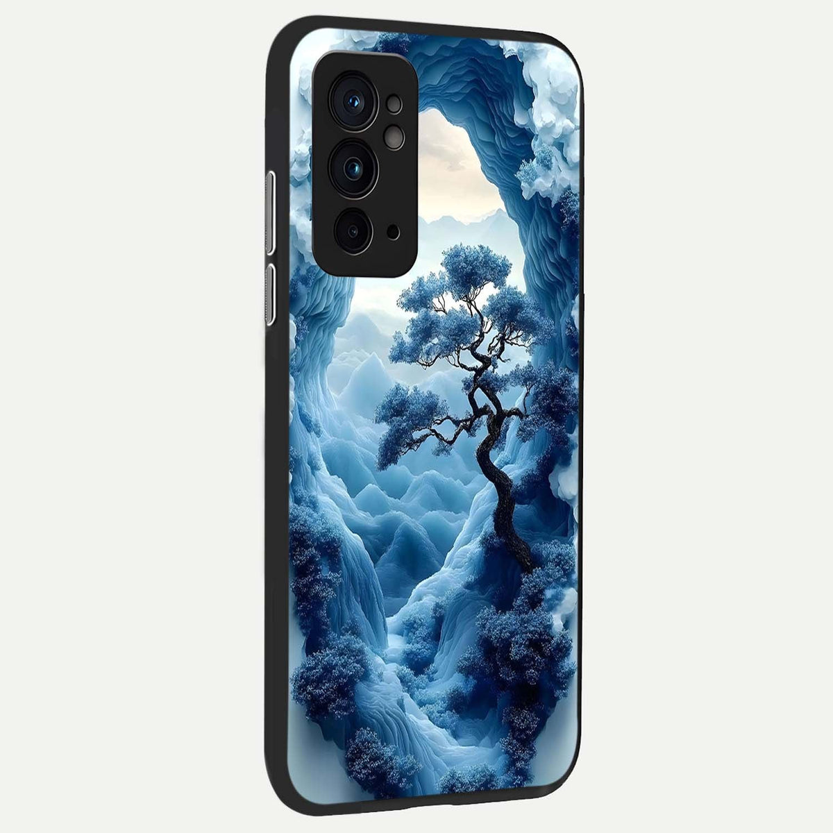  Frozen Serenity Gate back cover For OnePlus 9RT slim fit glass case with vibrant aesthetic design