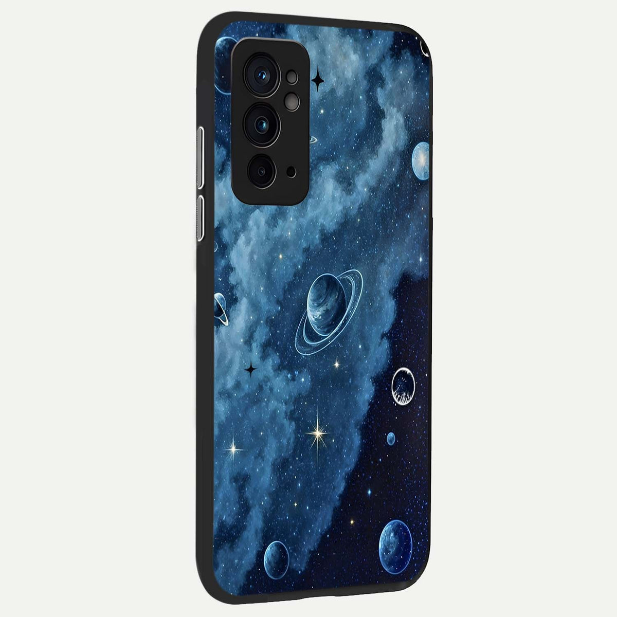  Galaxy Dream Space back cover For OnePlus 9RT slim fit glass case with vibrant aesthetic design