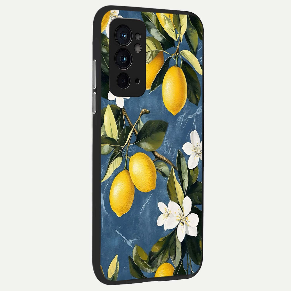  Lemon Dream Garden back cover For OnePlus 9RT slim fit glass case with vibrant aesthetic design