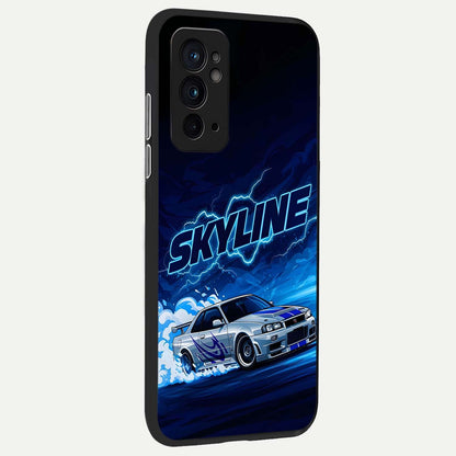  Neon Drift Beast back cover For OnePlus 9RT slim fit glass case with vibrant aesthetic design