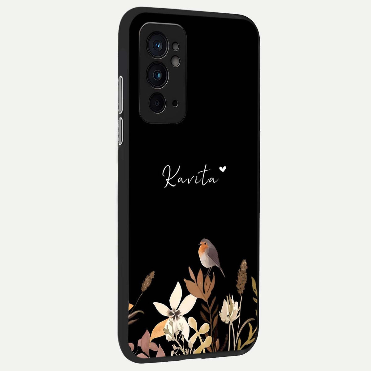  Quiet Garden Tune Custom Name back cover For OnePlus 9RT slim fit glass case with vibrant aesthetic design