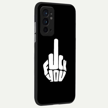  Rebel Mode On back cover For OnePlus 9RT slim fit glass case with vibrant aesthetic design
