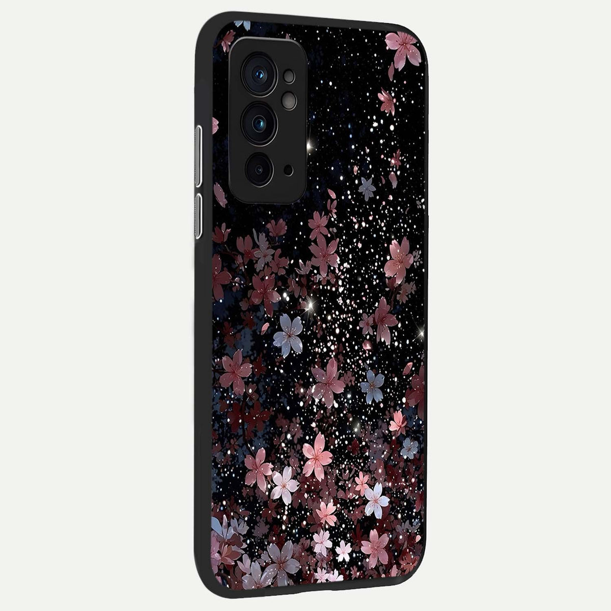  Starlit Flower Dreams back cover For OnePlus 9RT slim fit glass case with vibrant aesthetic design