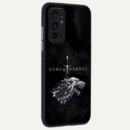  Throne Wolf Legacy back cover For OnePlus 9RT slim fit glass case with vibrant aesthetic design