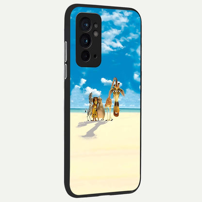  Tropical Fun Squad back cover For OnePlus 9RT slim fit glass case with vibrant aesthetic design