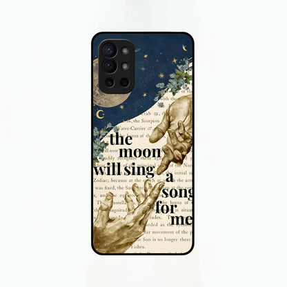  Aesthetic Divine Glass Case For OnePlus 9R back cover – full design glossy printed glass finish