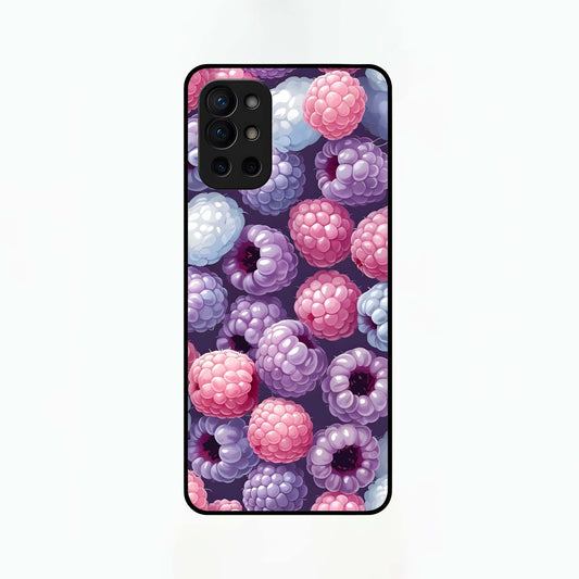  Berry Candy Pop Glass Case For OnePlus 9R back cover – full design glossy printed glass finish