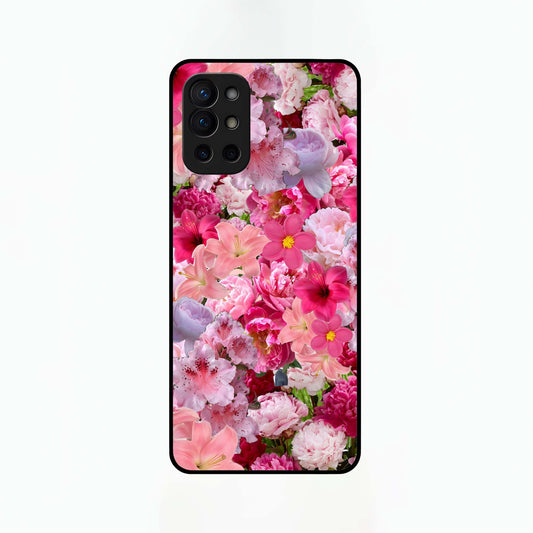  Bloom Crush Fantasy Glass Case For OnePlus 9R back cover – full design glossy printed glass finish