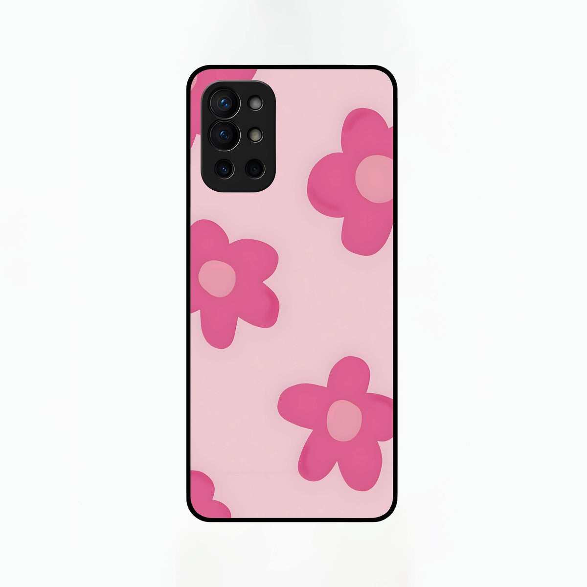 Candy Bloom Dreams Glass Case For OnePlus 9R back cover – full design glossy printed glass finish