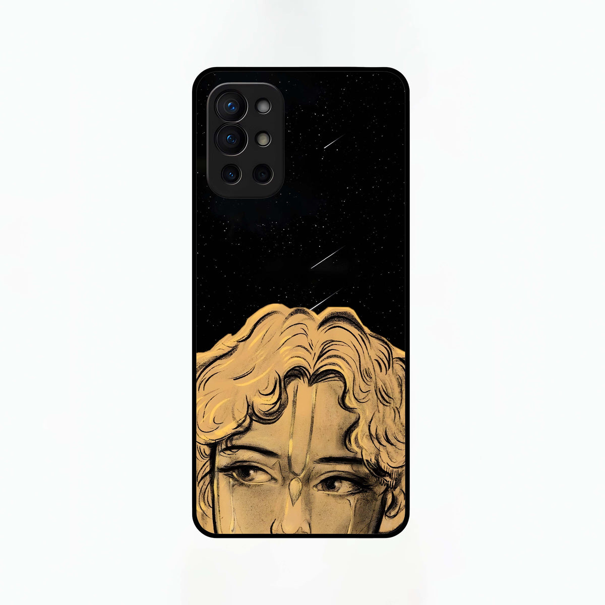  Celestial Gods Plan Glass Case For OnePlus 9R back cover – full design glossy printed glass finish