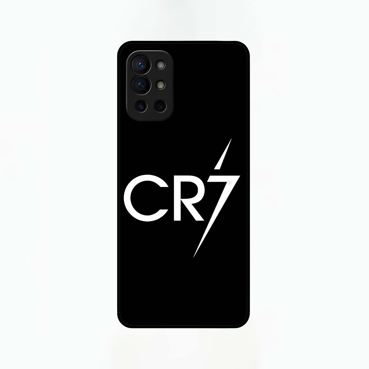  CR7 Elite Strike Glass Case For OnePlus 9R back cover – full design glossy printed glass finish