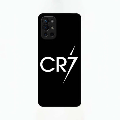  CR7 Elite Strike Glass Case For OnePlus 9R back cover – full design glossy printed glass finish
