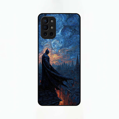  Dark Knight Dusk Glass Case For OnePlus 9R back cover – full design glossy printed glass finish