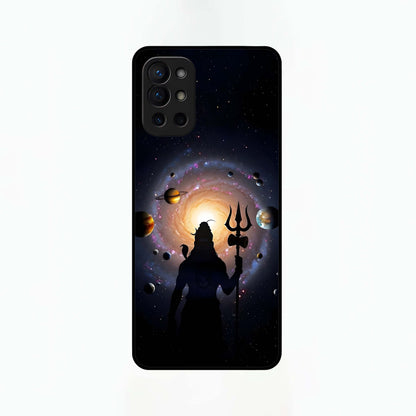  Galactic Shiva Vision Glass Case For OnePlus 9R back cover – full design glossy printed glass finish