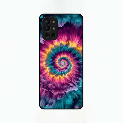  Galactic Spiral Burst Glass Case For OnePlus 9R back cover – full design glossy printed glass finish