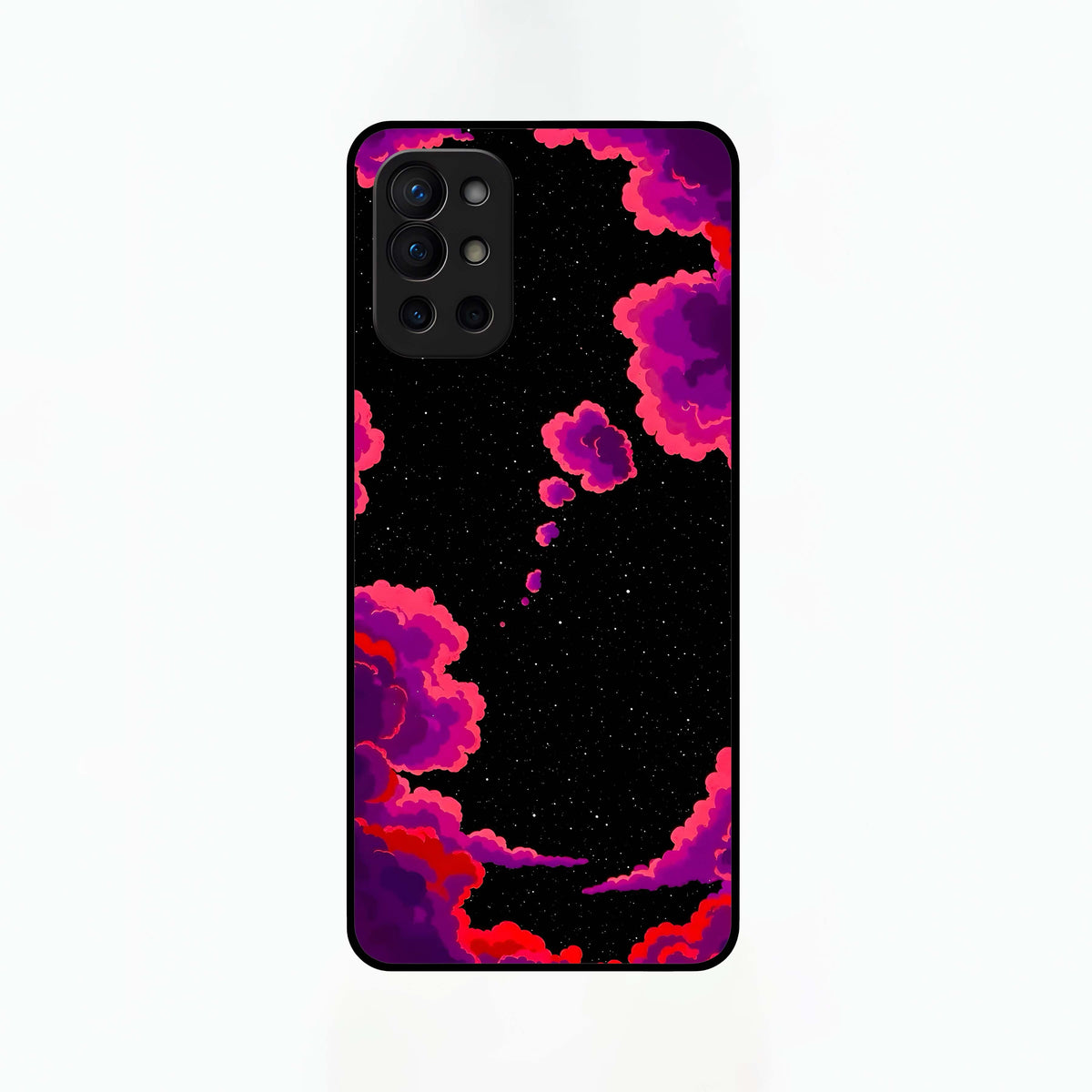 Galaxy Dream Frame Glass Case For OnePlus 9R back cover – full design glossy printed glass finish