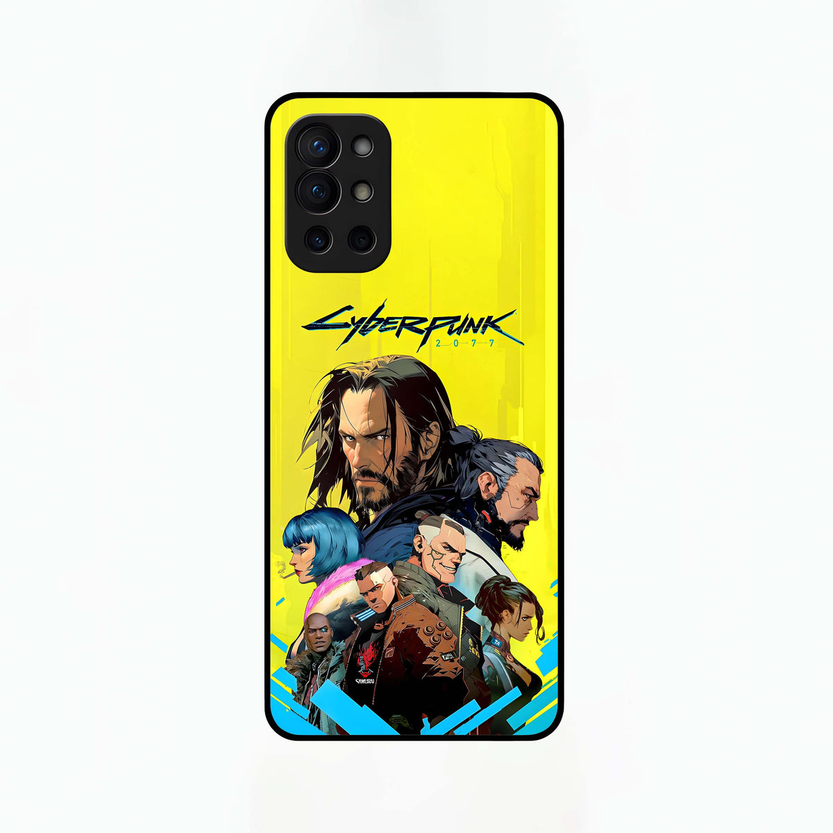  Neon Rebel Genesis Glass Case For OnePlus 9R back cover – full design glossy printed glass finish