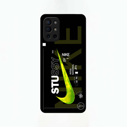  Neon Street Edition Glass Case For OnePlus 9R back cover – full design glossy printed glass finish