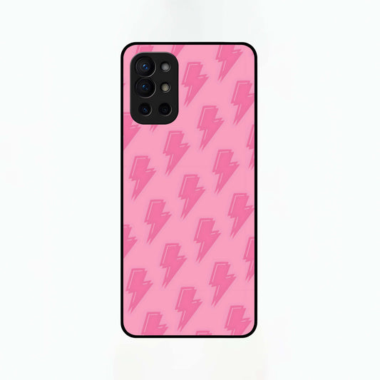  Pink Moo Magic Glass Case For OnePlus 9R back cover – full design glossy printed glass finish