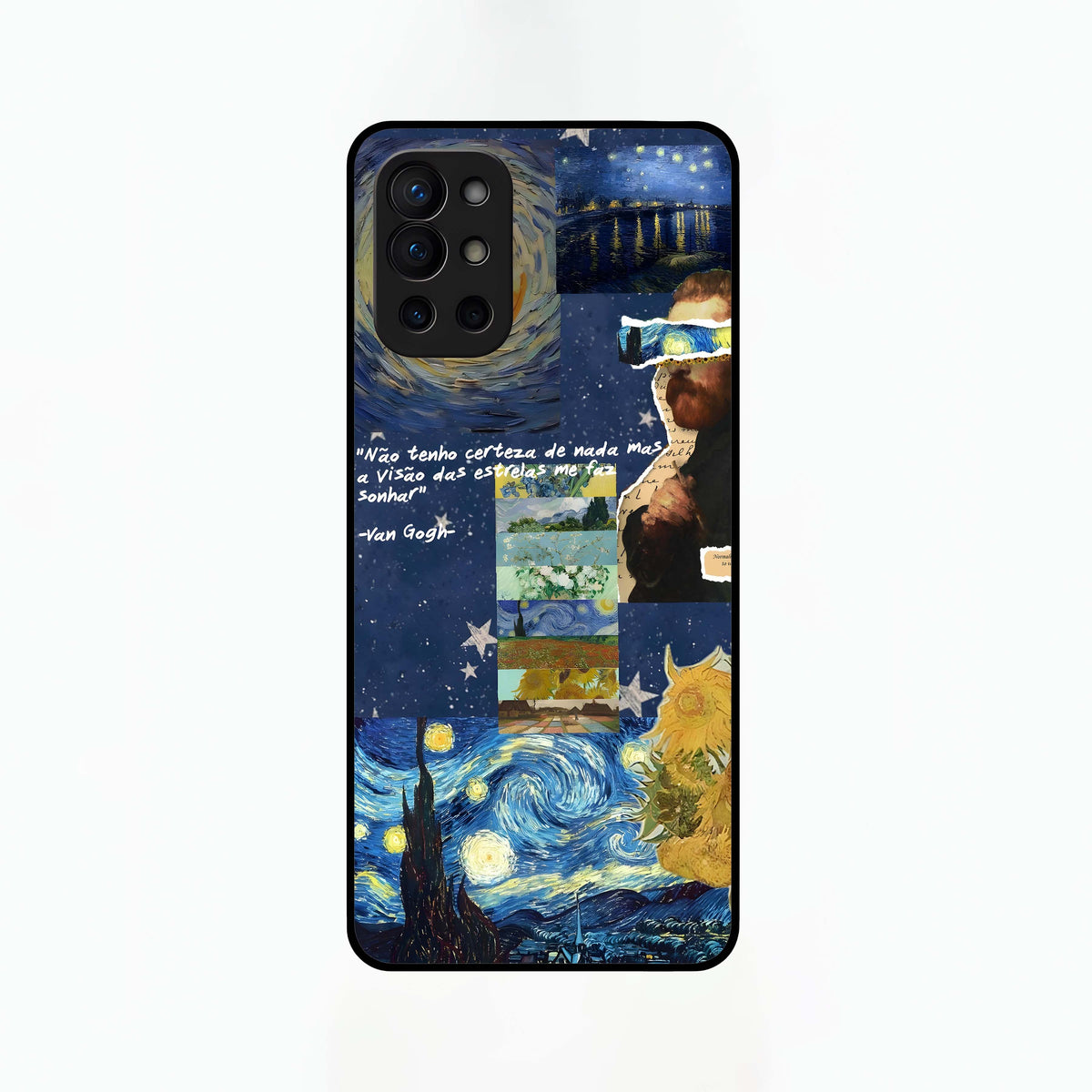  Starry Dream Vision Glass Case For OnePlus 9R back cover – full design glossy printed glass finish