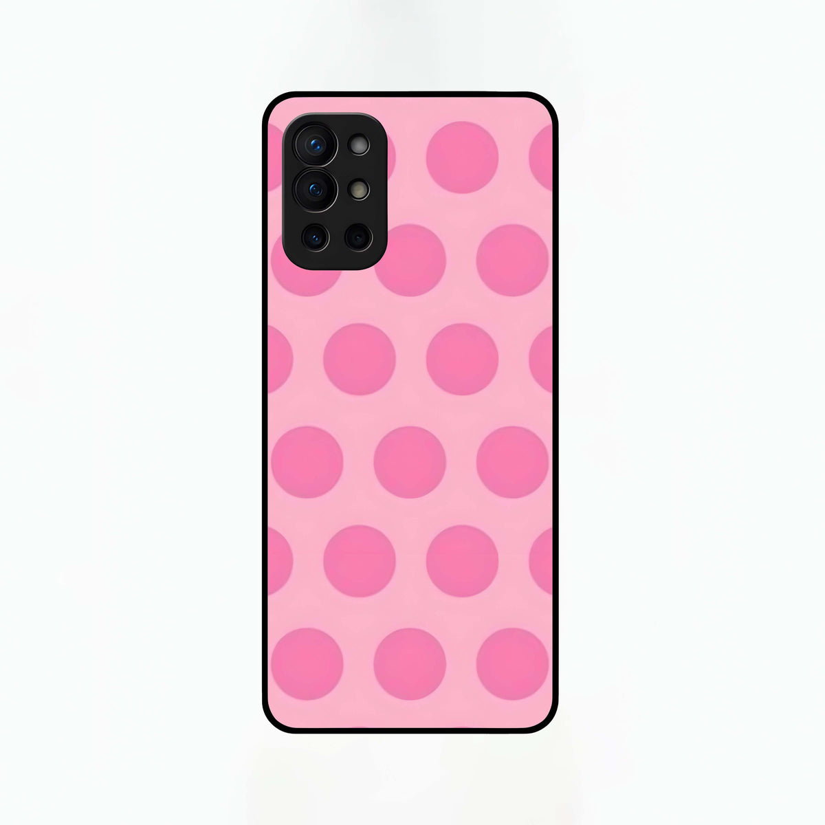  Sweet Dot Dreams Glass Case For OnePlus 9R back cover – full design glossy printed glass finish