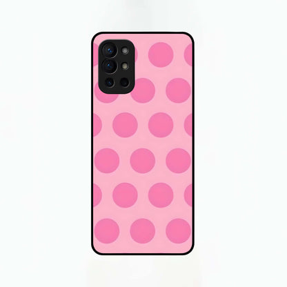  Sweet Dot Dreams Glass Case For OnePlus 9R back cover – full design glossy printed glass finish