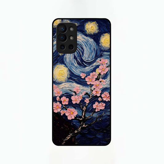  Van Gogh Scenery Glass Case For OnePlus 9R back cover – full design glossy printed glass finish