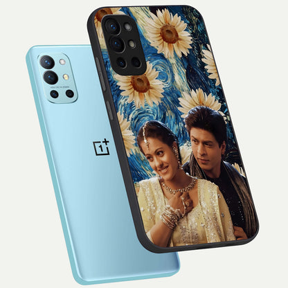  Eternal Love Story phone case For OnePlus 9R showing premium glass back cover with detailed artwork