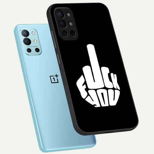  Rebel Mode On phone case For OnePlus 9R showing premium glass back cover with detailed artwork