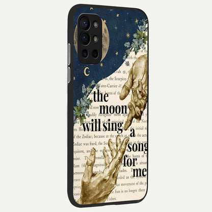  Aesthetic Divine back cover For OnePlus 9R slim fit glass case with vibrant aesthetic design