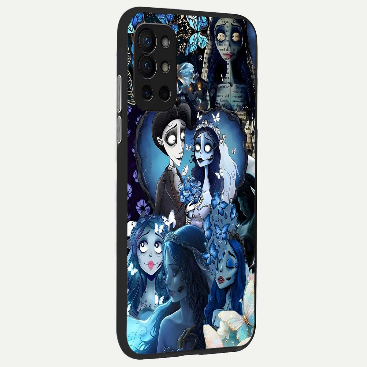 Butterfly Ghost Soul back cover For OnePlus 9R slim fit glass case with vibrant aesthetic design