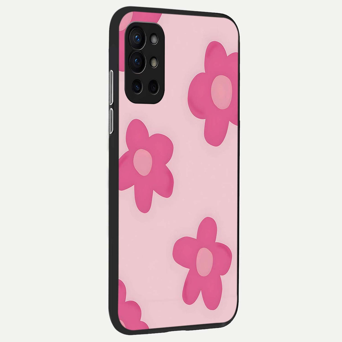  Candy Bloom Dreams back cover For OnePlus 9R slim fit glass case with vibrant aesthetic design