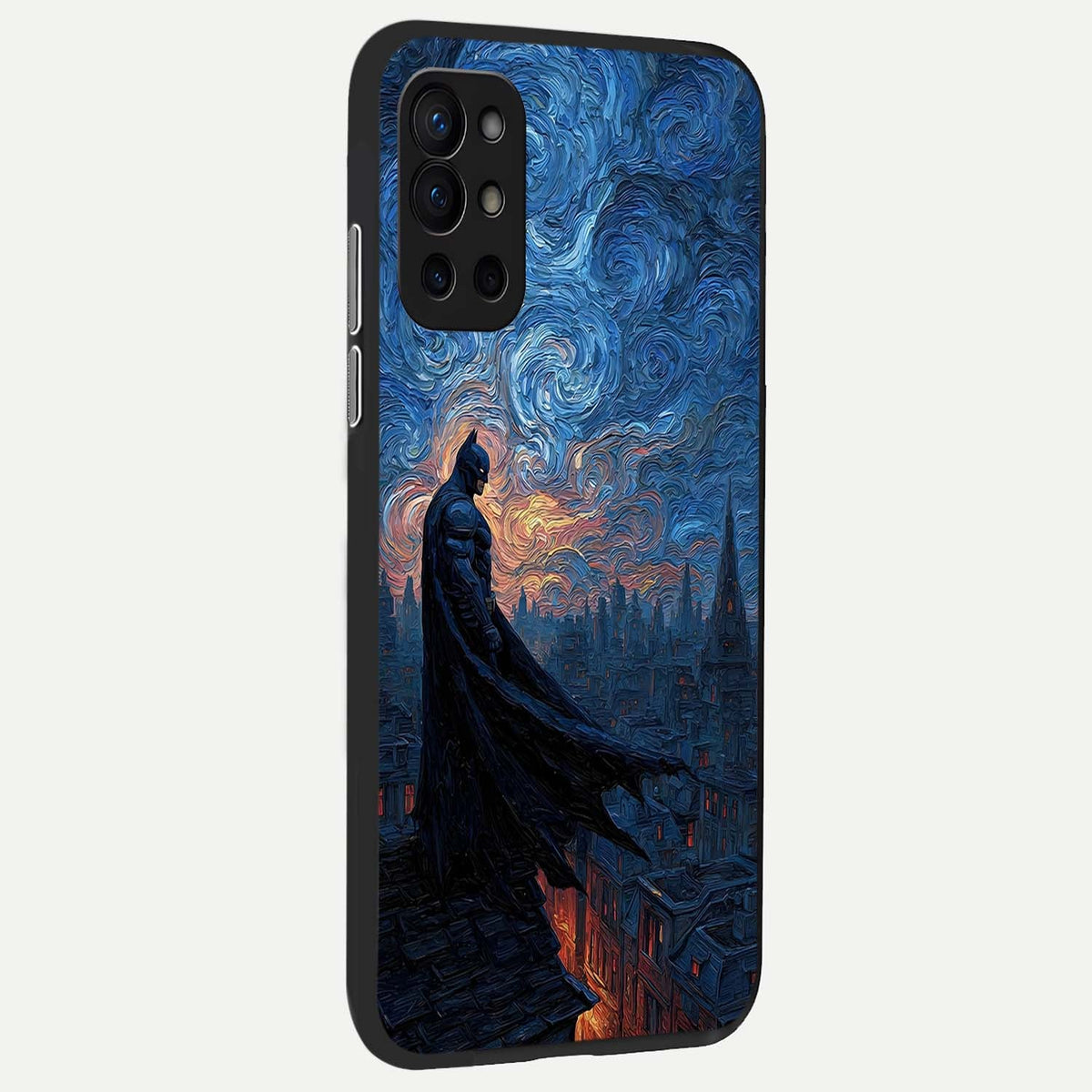  Dark Knight Dusk back cover For OnePlus 9R slim fit glass case with vibrant aesthetic design