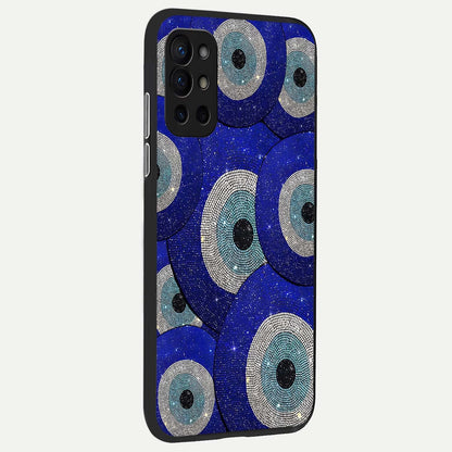  Galaxy Eye Flow back cover For OnePlus 9R slim fit glass case with vibrant aesthetic design
