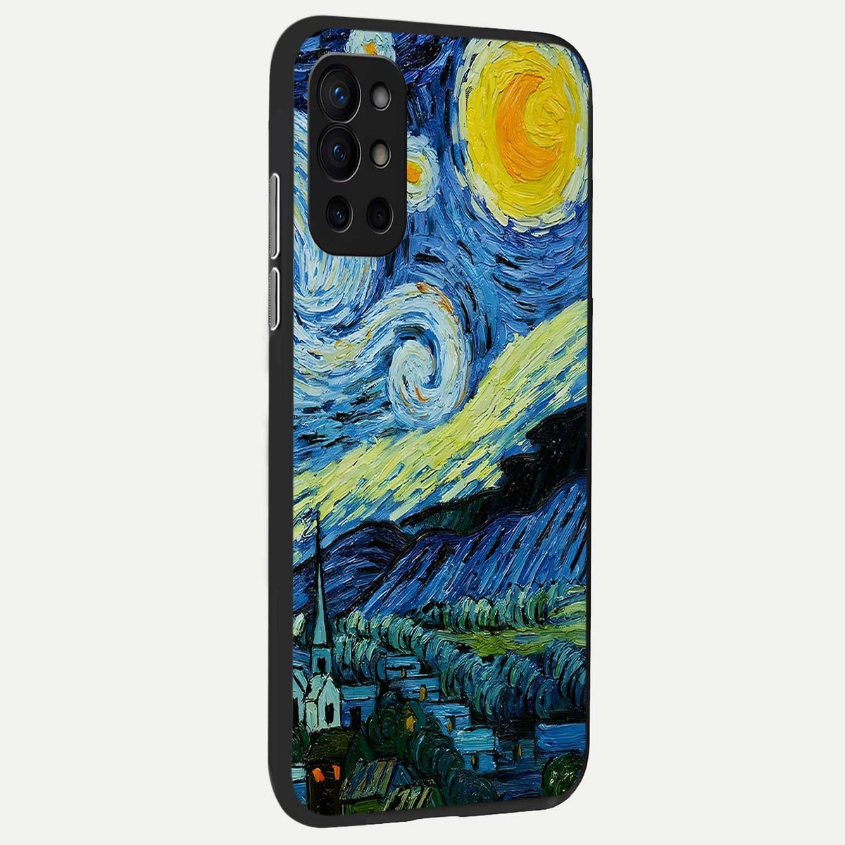  Inspired Van Gogh Art back cover For OnePlus 9R slim fit glass case with vibrant aesthetic design