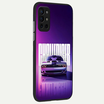  Midnight Muscle Ride back cover For OnePlus 9R slim fit glass case with vibrant aesthetic design