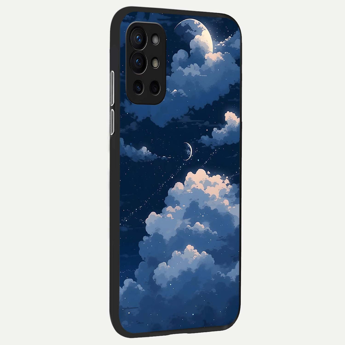  Moon Dream Haze back cover For OnePlus 9R slim fit glass case with vibrant aesthetic design