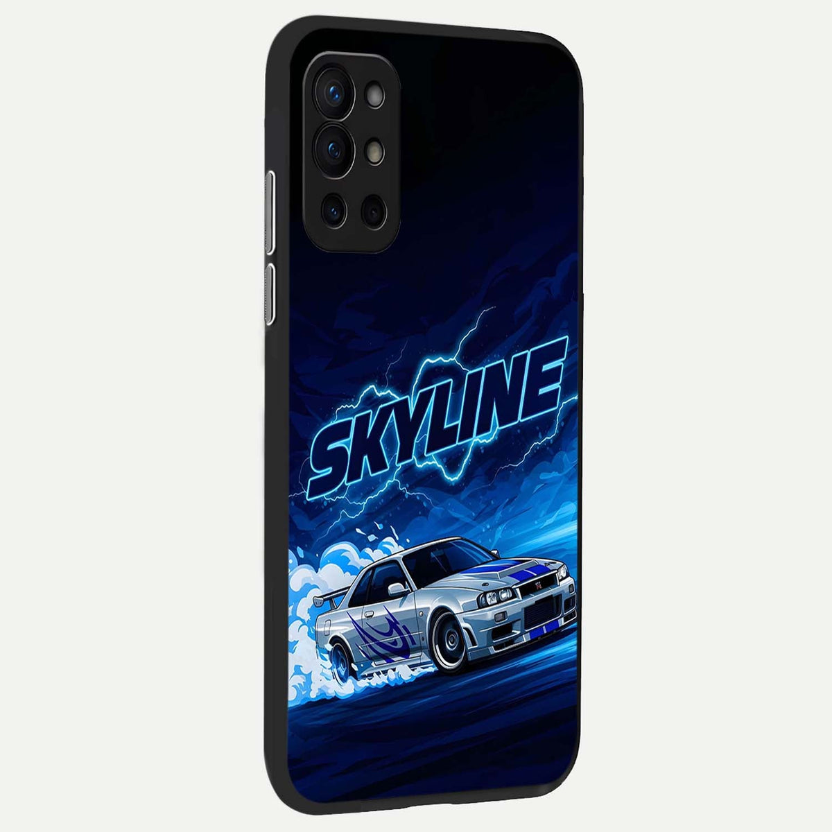  Neon Drift Beast back cover For OnePlus 9R slim fit glass case with vibrant aesthetic design