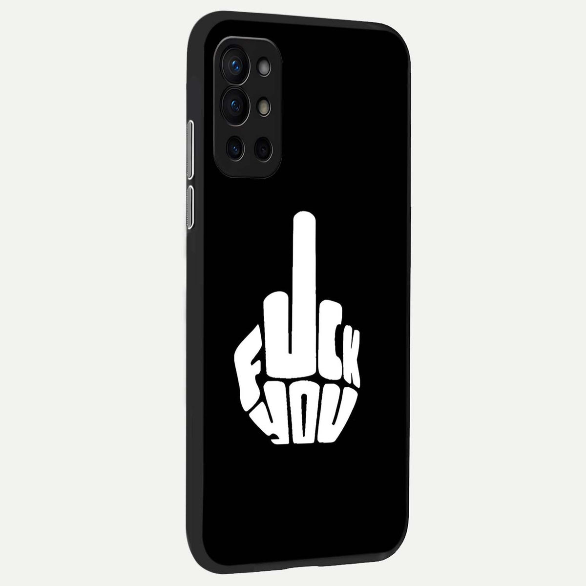  Rebel Mode On back cover For OnePlus 9R slim fit glass case with vibrant aesthetic design