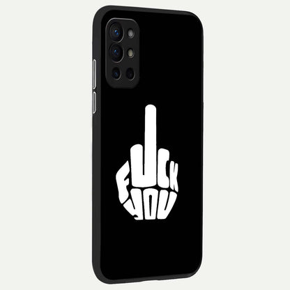  Rebel Mode On back cover For OnePlus 9R slim fit glass case with vibrant aesthetic design
