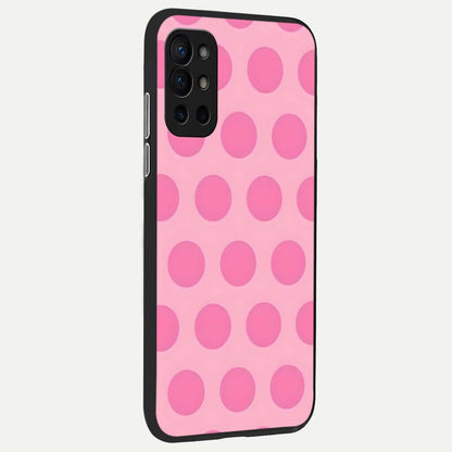  Sweet Dot Dreams back cover For OnePlus 9R slim fit glass case with vibrant aesthetic design