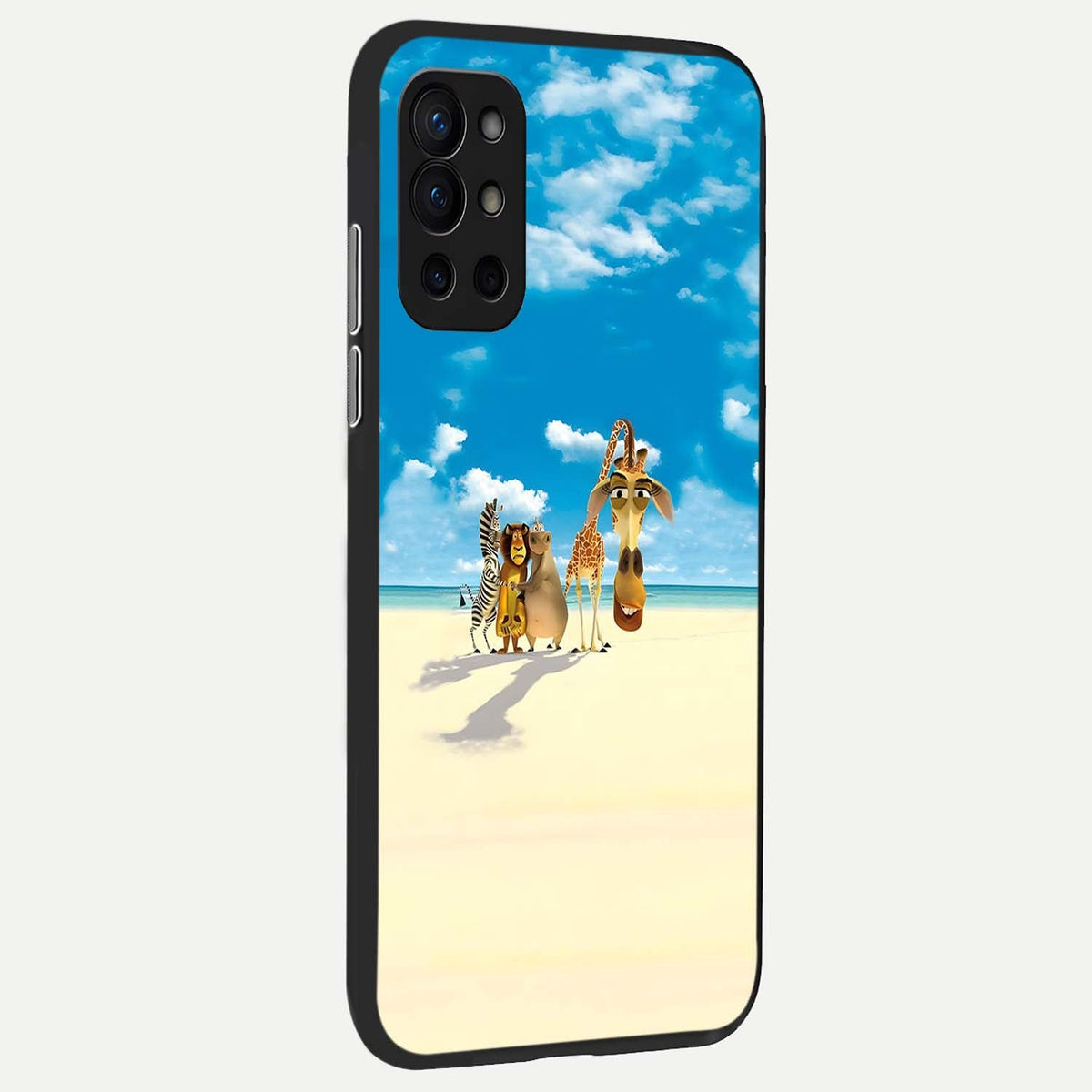  Tropical Fun Squad back cover For OnePlus 9R slim fit glass case with vibrant aesthetic design