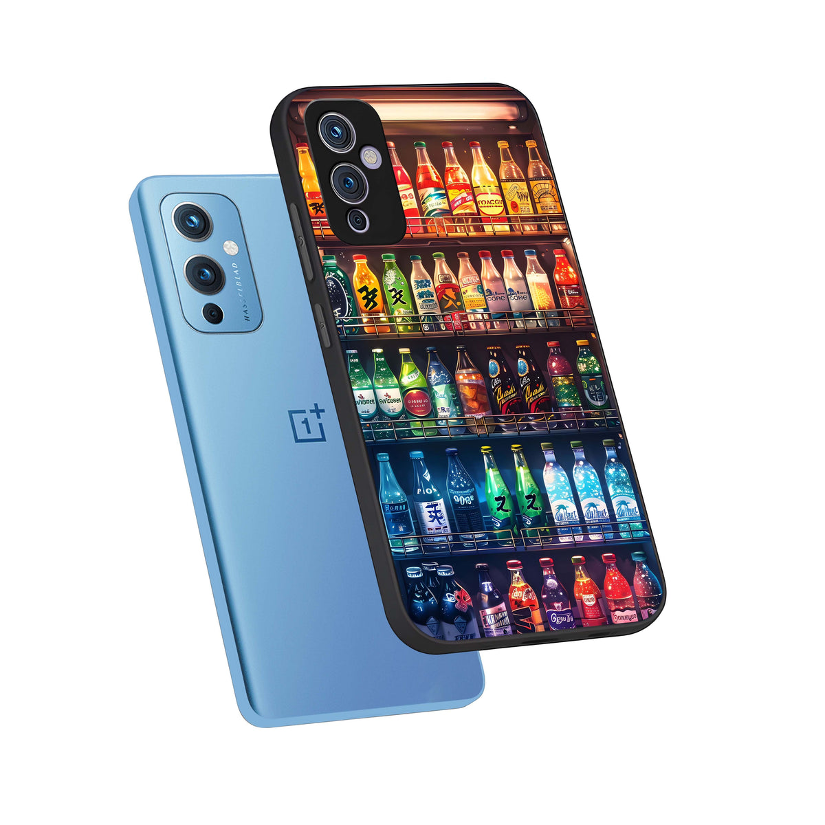  Colorfull Tree phone case For OnePlus 9 showing premium glass back cover with detailed artwork