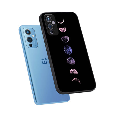  Crimson All Planets phone case For OnePlus 9 showing premium glass back cover with detailed artwork