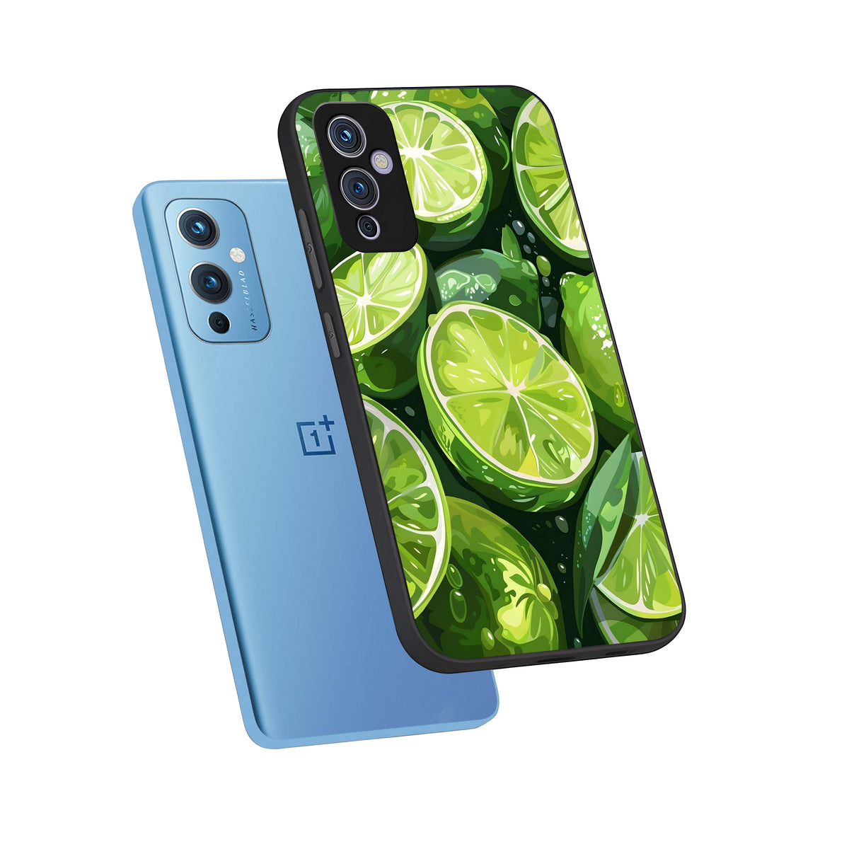  Green Kawasaki phone case For OnePlus 9 showing premium glass back cover with detailed artwork