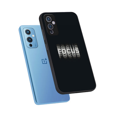  Mono Focus Vision phone case For OnePlus 9 showing premium glass back cover with detailed artwork