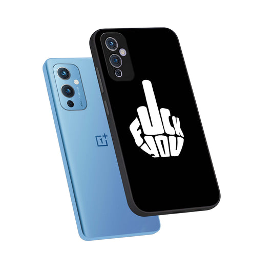  Rebel Mode On phone case For OnePlus 9 showing premium glass back cover with detailed artwork