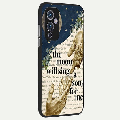  Aesthetic Divine back cover For OnePlus 9 slim fit glass case with vibrant aesthetic design