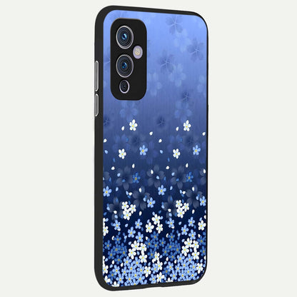  Blue Starry back cover For OnePlus 9 slim fit glass case with vibrant aesthetic design