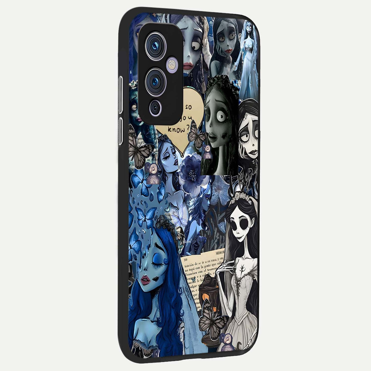  Corpse Bride Posters back cover For OnePlus 9 slim fit glass case with vibrant aesthetic design